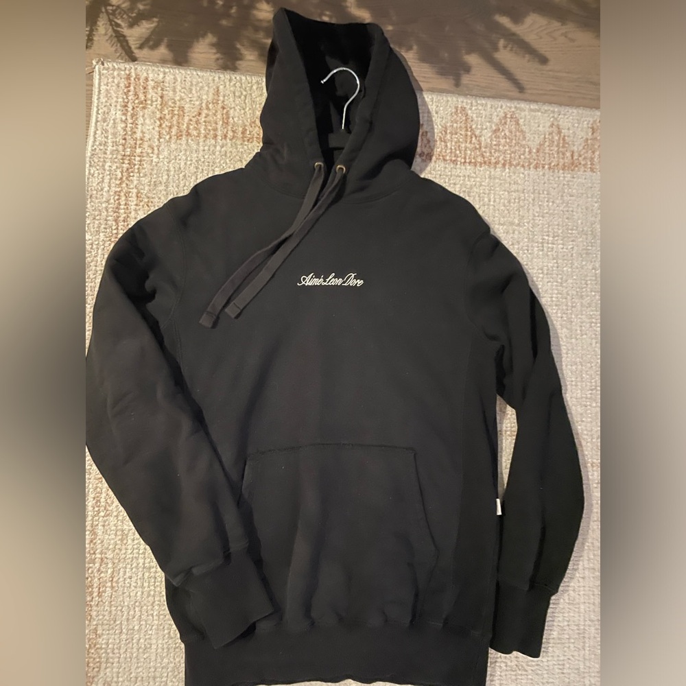 Aime Leon Dore black hoodie sweatshirt